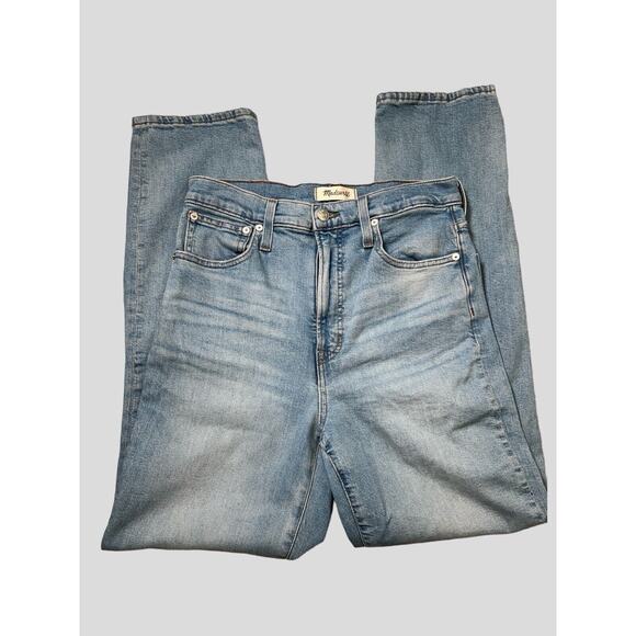 Madewell Denim - Madewell Jeans Women 28 Blue‎ Perfect Vintage Straight in Danby Wash Knee-Rip Ed